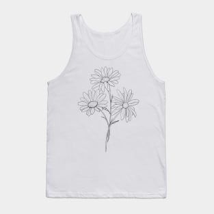 Three Daisys Tank Top